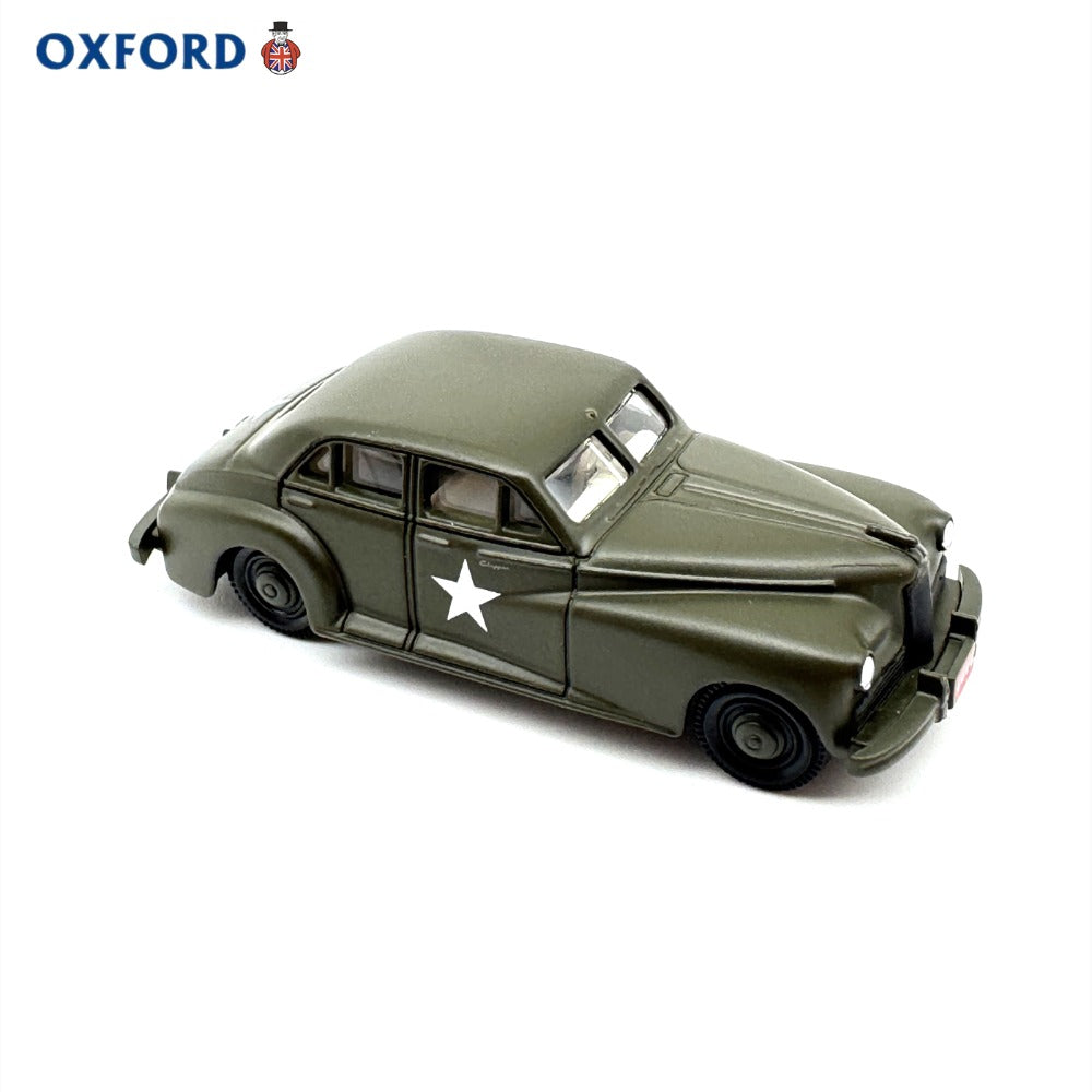 1/87 Scale 1942 Packard Clipper Touring Sedan US Army Staff Car Diecast Model