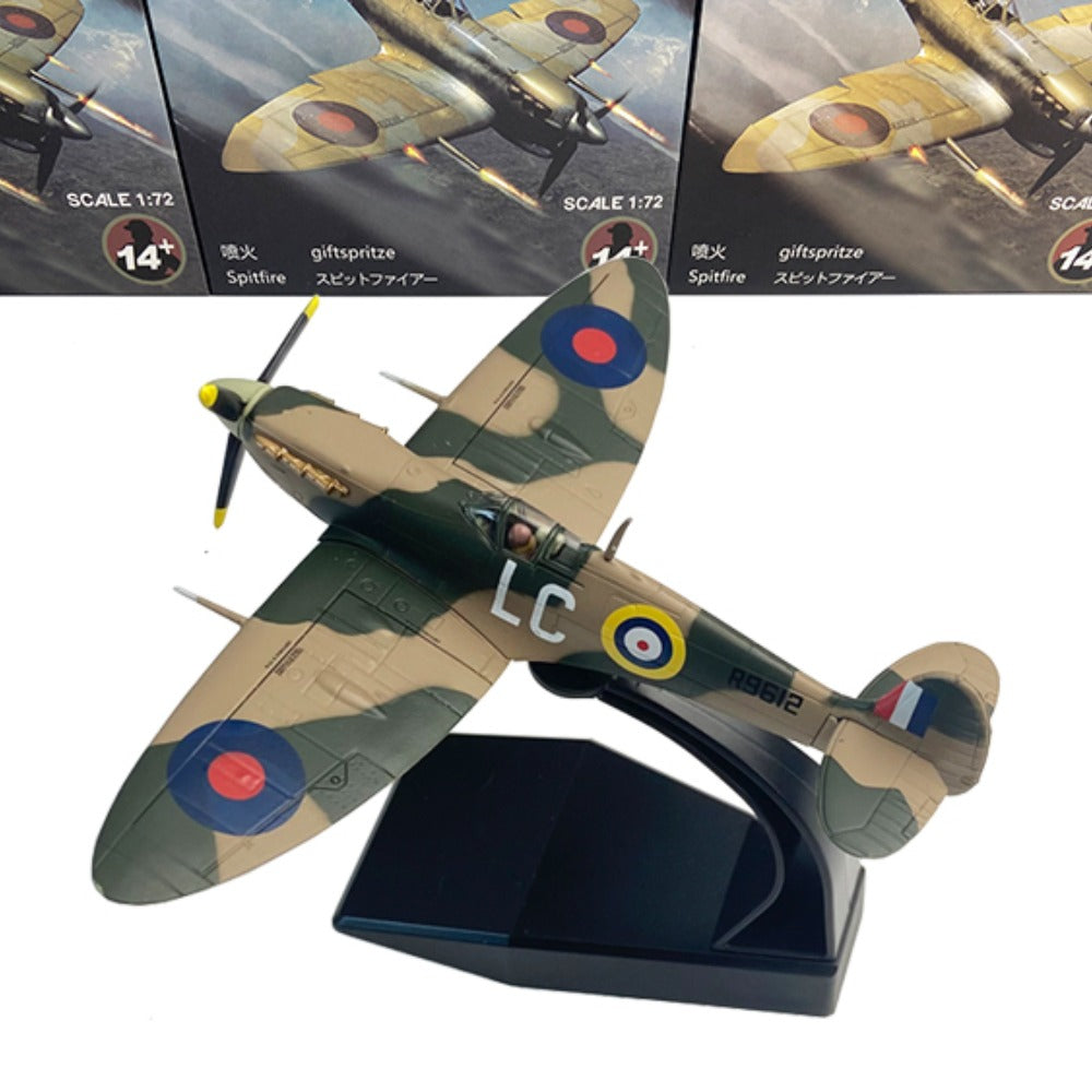 1/72 Scale 1941 Supermarine Spitfire Mk Vb WWII Fighter Interceptor Aircraft Diecast Model