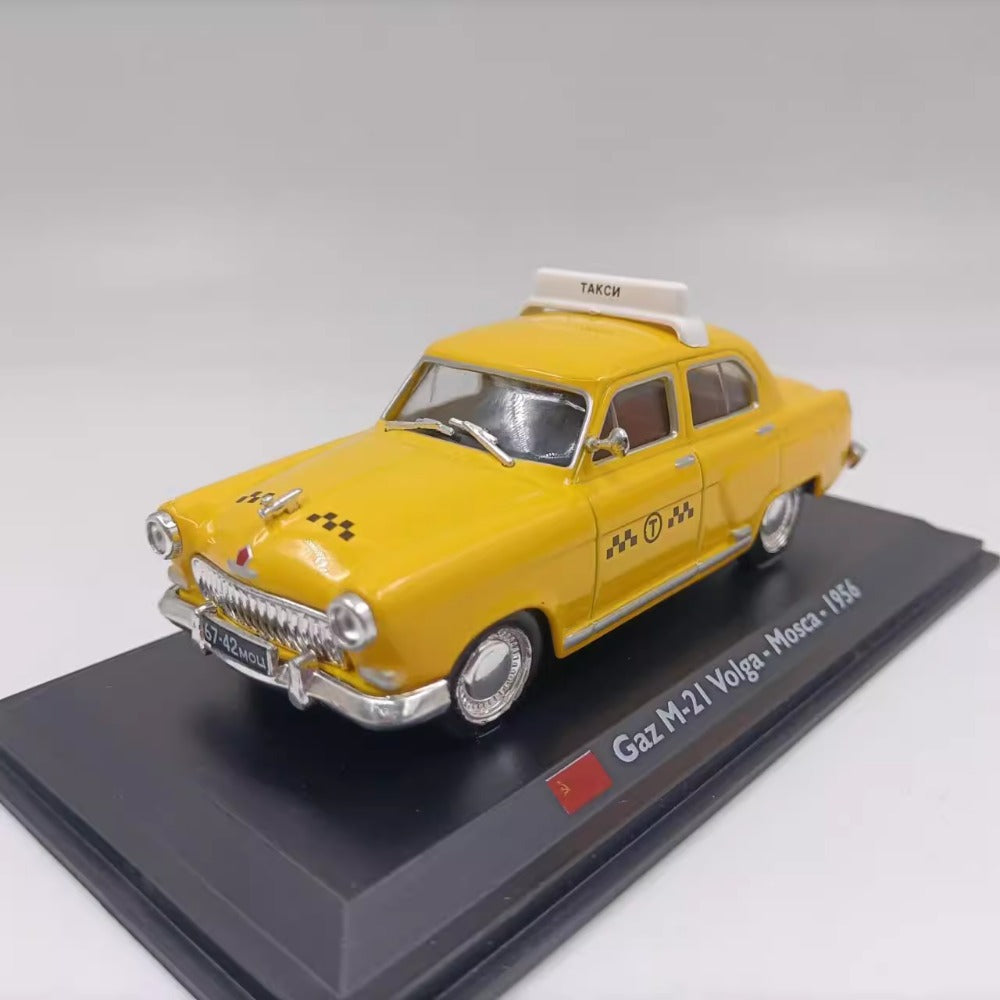 1/43 Scale 1956 GAZ M21 Volga Moscow Taxi Diecast Model Car