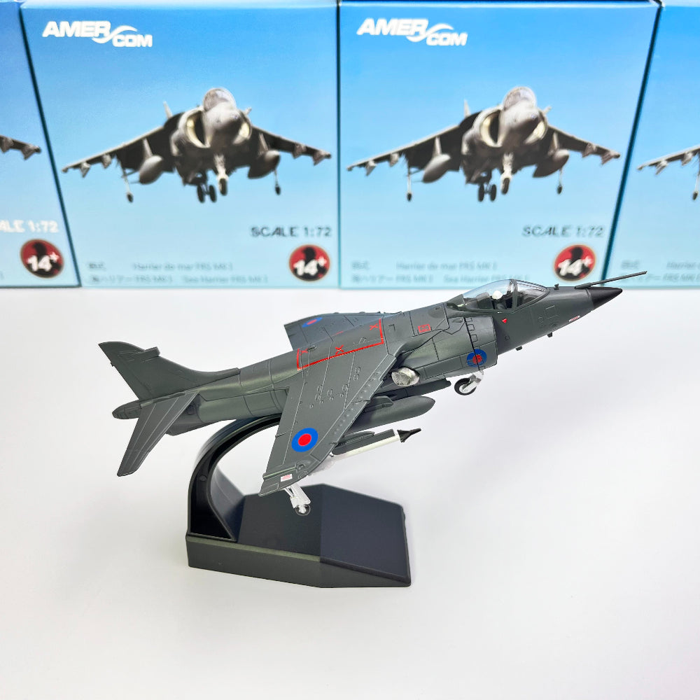 British Aerospace Sea Harrier Naval VOTL Jet Fighter 1/72 Scale Diecast Aircraft Model