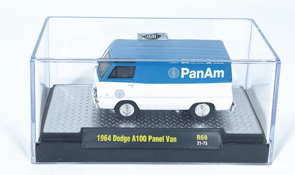 1/64 Scale 1964 Dodge A100 Panel Van PanAm Diecast Model