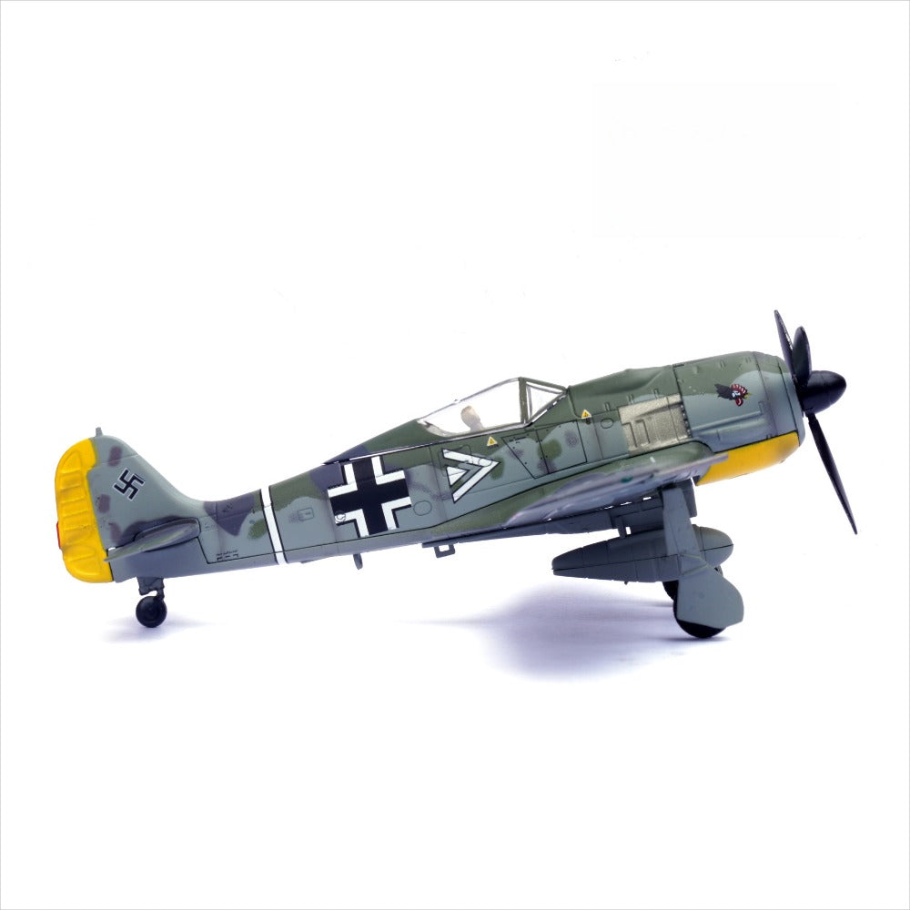 1/72 Scale Focke-Wulf Fw 190 A WWII German Fighter Hans Hahn Diecast Model Aircraft