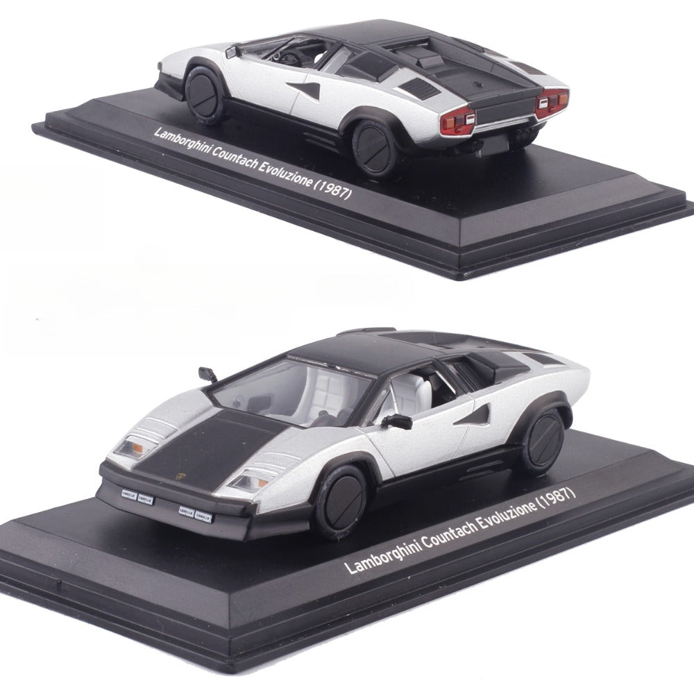 1/43 Scale 1987 Lamborghini Countach Evoluzione Diecast Model Car