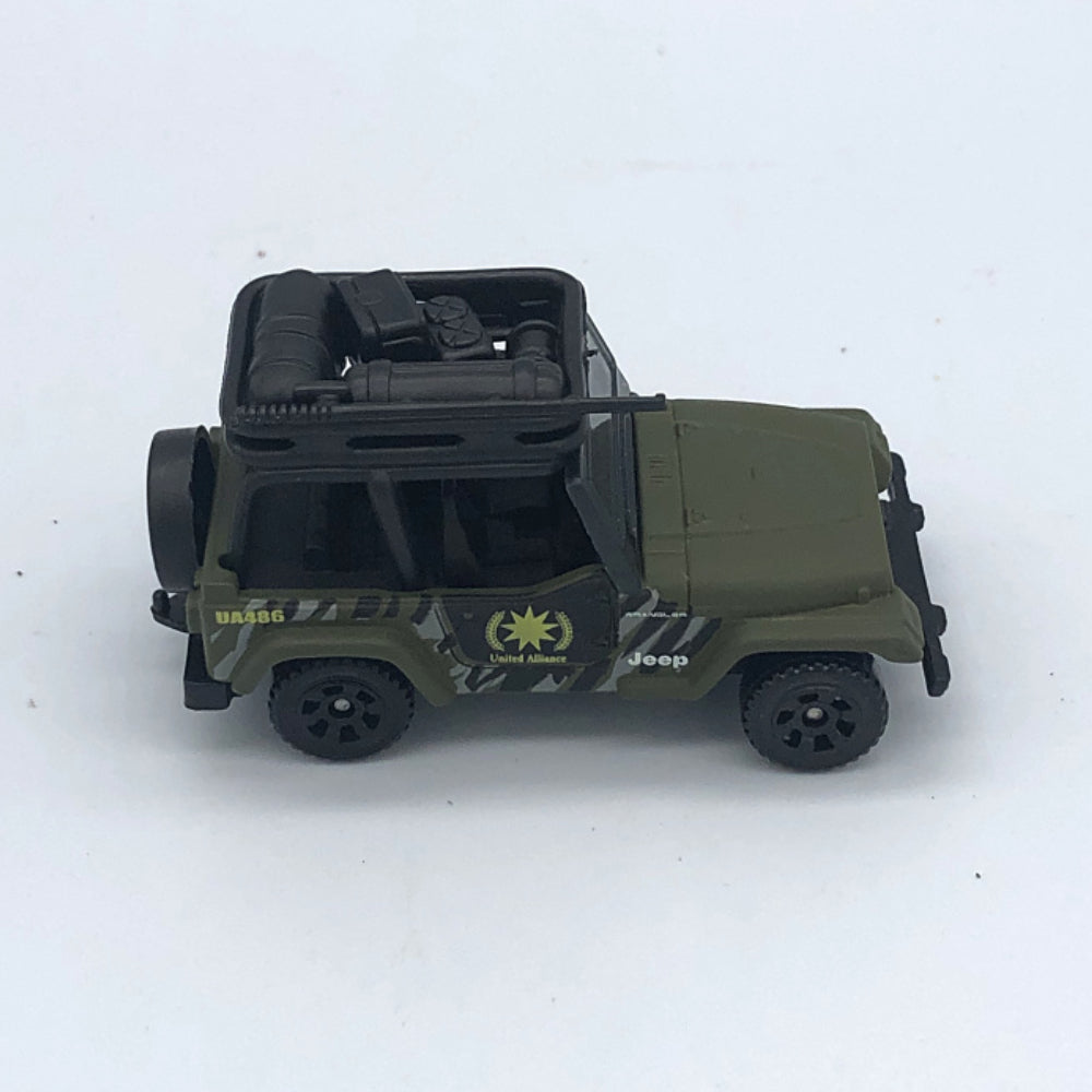 1/56 Scale Matchbox 1998 Jeep Wrangler SUV Diecast Model Car