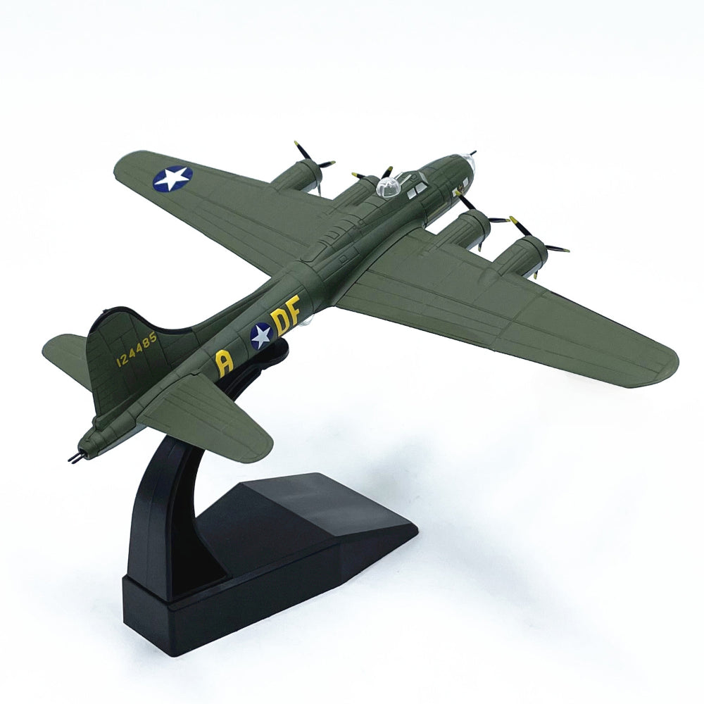 1/144 Scale Boeing B-17 Flying Fortress Memphis Belle American Heavy Bomber Aircraft Diecast Model