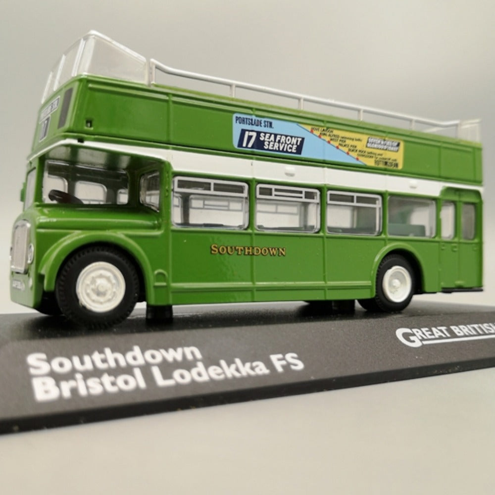 1/76 Scale Southdown Bristol Lodekka FS Double-Decker Bus Diecast Model
