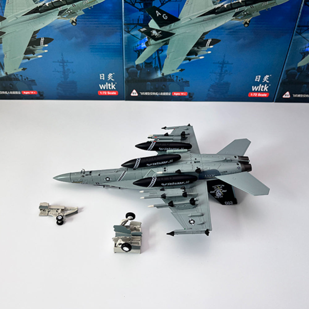 1/72 Scale Boeing F/A-18/F Super Hornet US Navy VFA-103 Jolly Rogers Multirole Fighter Diecast Model Aircraft