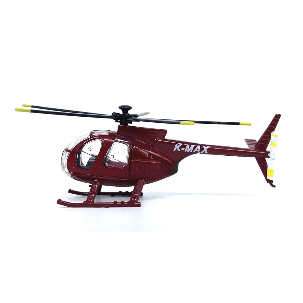 1/100 Scale Hughes OH-6 Cayuse Light Helicopter Diecast Model