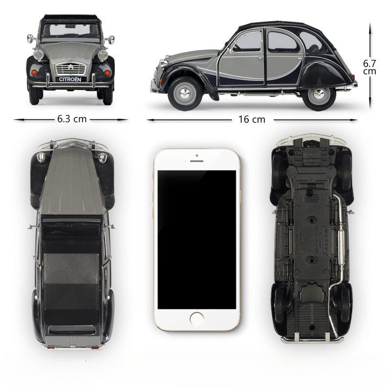 1/24 Scale Citroen 2CV6 Charleston Diecast Model Car