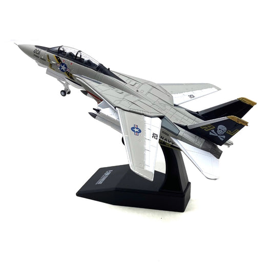 1/100 Scale Grumman F-14A Tomcat American Fighter Diecast Model Aircraft