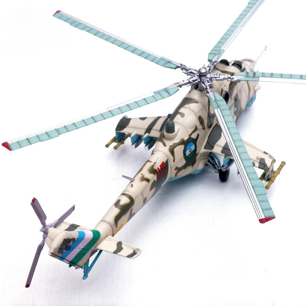 1/72 Scale Mil Mi-24V Azerbaijan Attack Helicopter Diecast Model Aircraft