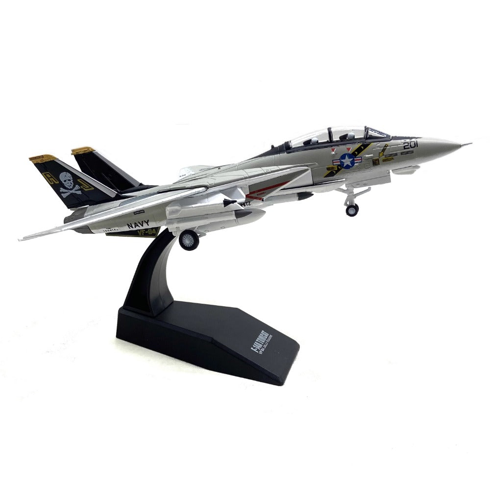 1/100 Scale Grumman F-14A Tomcat American Fighter Diecast Model Aircraft