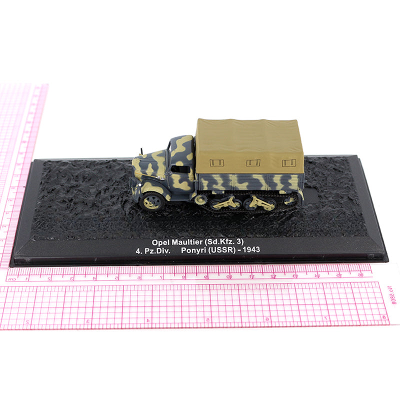 1/72 Scale 1943 Opel Maultier Sd.Kfz. 3 WWII German Military Truck Diecast Model