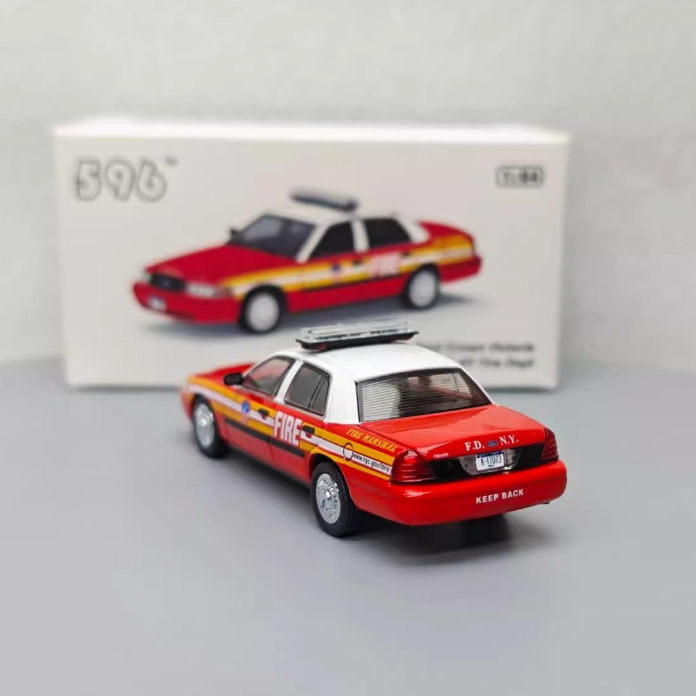 1/64 Scale Ford Crown Victoria New York City Fire Department Diecast Model Car