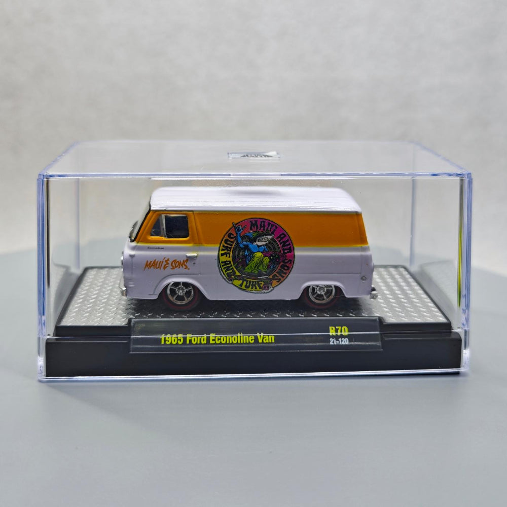 1/64 Scale 1965 Ford Econoline Van Maui and Sons Diecast Model