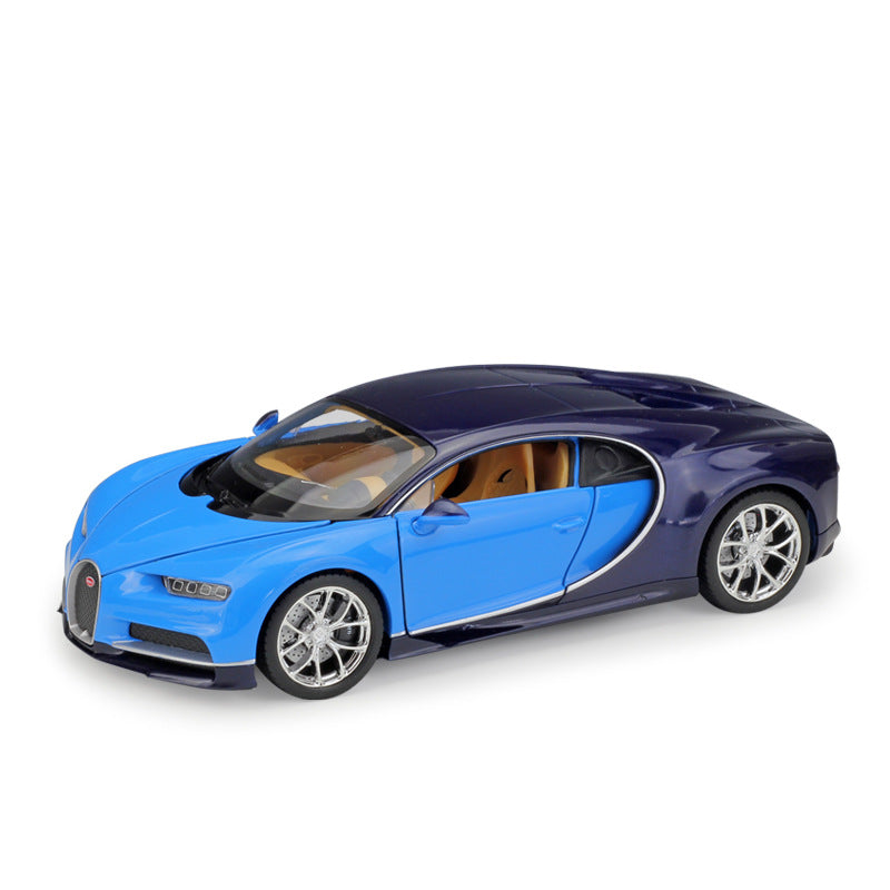 1/24 Scale Bugatti Chiron Sports Car Diecast Model