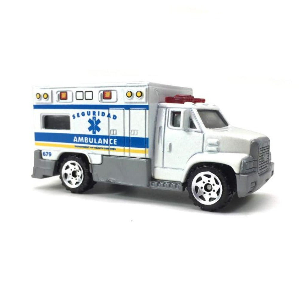 Matchbox Seguridad Ambulance Department of Health Services Diecast Model