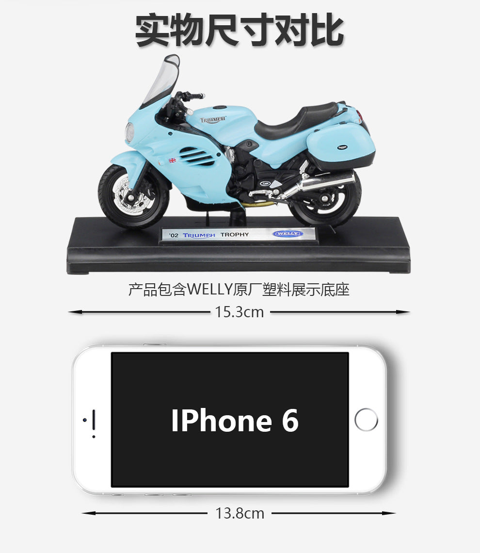 1/18 Scale 2002 Triumph Trophy Diecast Model Motorcycle