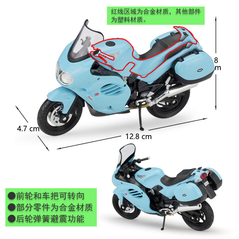 1/18 Scale 2002 Triumph Trophy Diecast Model Motorcycle