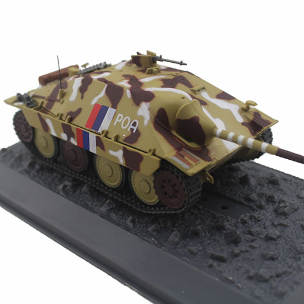 1/43 Scale 1945 Jagdpanzer 38 Hetzer WWII German Light Tank Destroyer Diecast Model