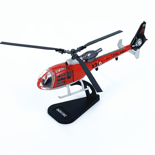 1/100 Scale Aérospatiale Gazelle SA 341 French Helicopter Diecast Model