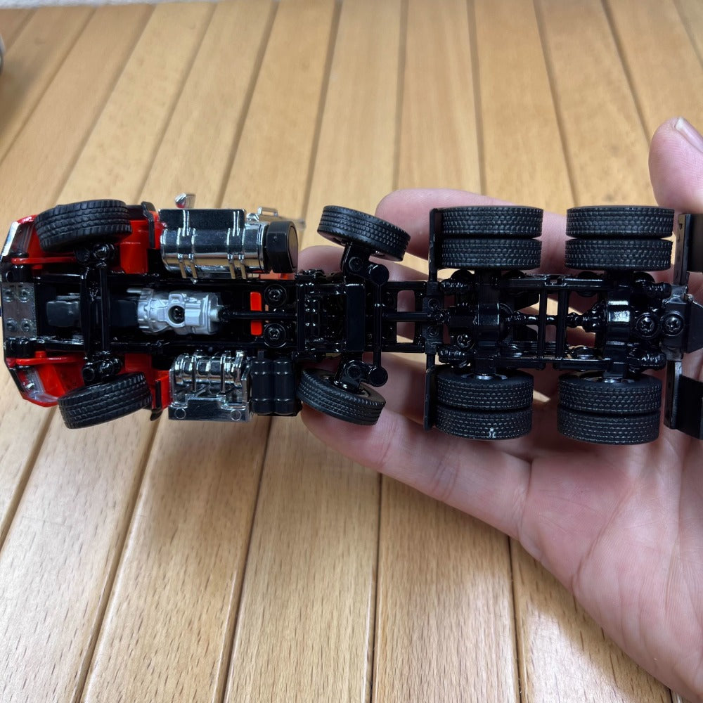 1/50 Scale Kenworth T880 Day Cab Tandem with Heil Petrol Tank Trailer Diecast Model Truck