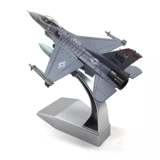 1/100 Scale General Dynamics F-16C Fighting Falcon American Supersonic Multirole Fighter Aircraft Diecast Model