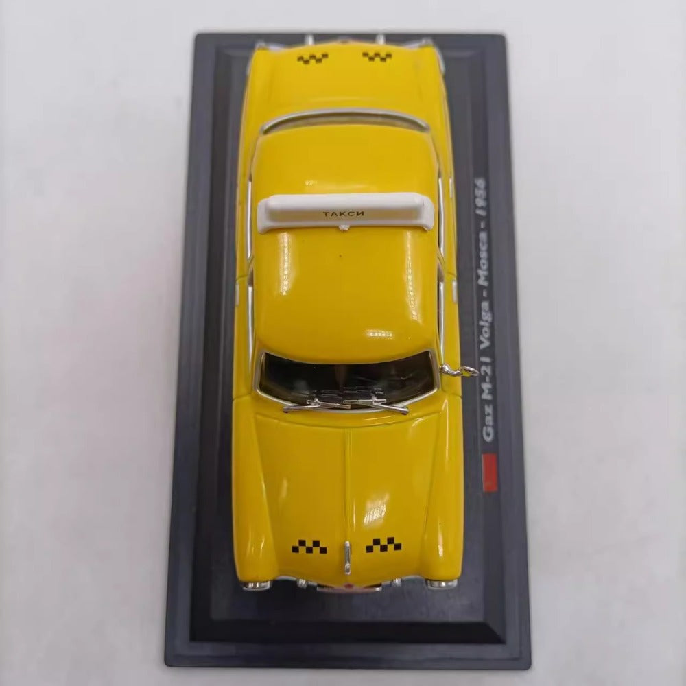 1/43 Scale 1956 GAZ M21 Volga Moscow Taxi Diecast Model Car