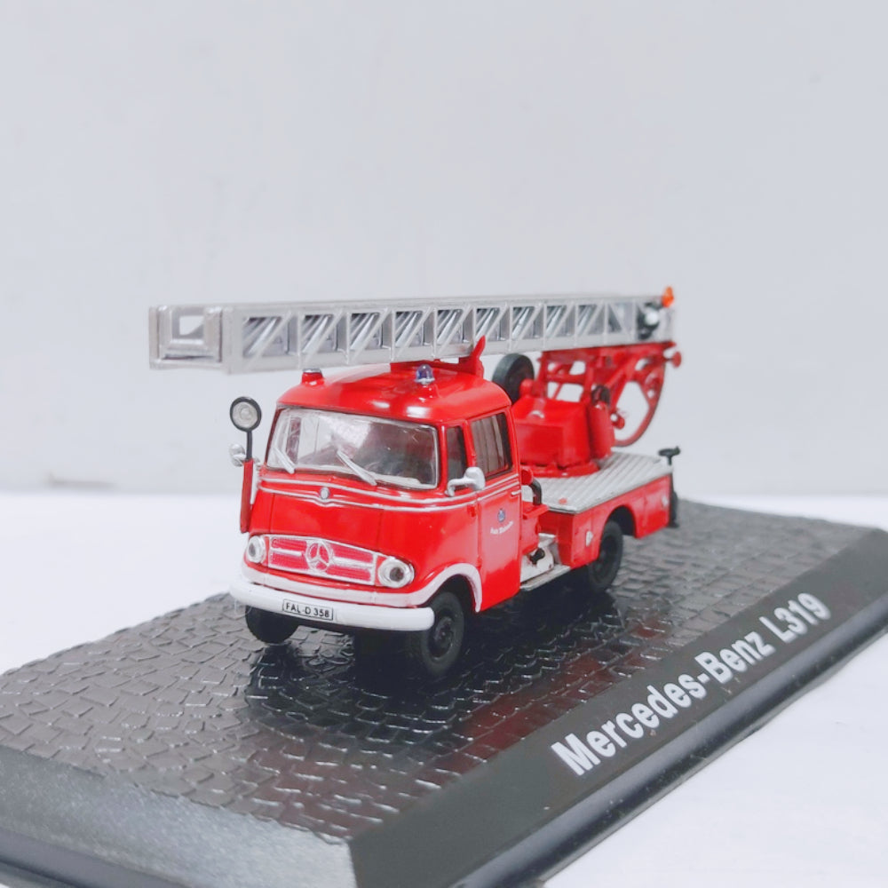 1/72 Scale Mercedes-Benz L 319 Fire Truck Diecast Model