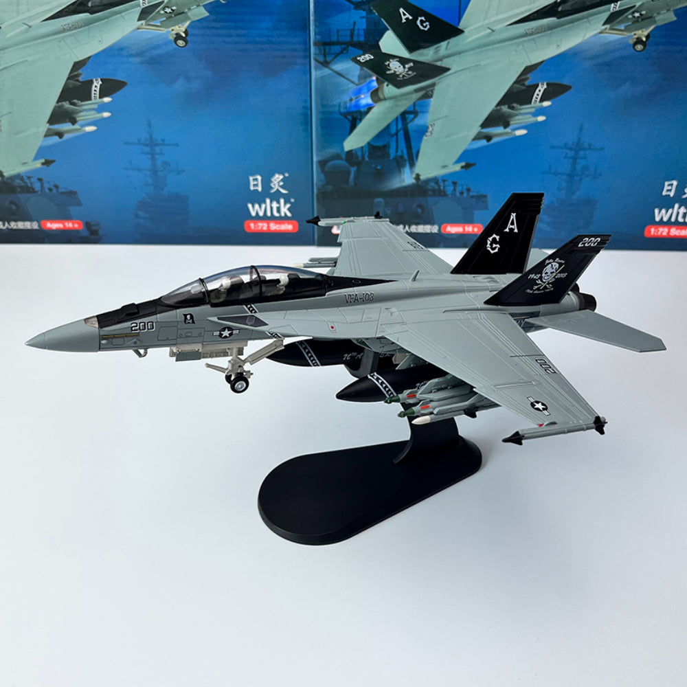 1/72 Scale Boeing F/A-18/F Super Hornet US Navy VFA-103 Jolly Rogers Multirole Fighter Diecast Model Aircraft