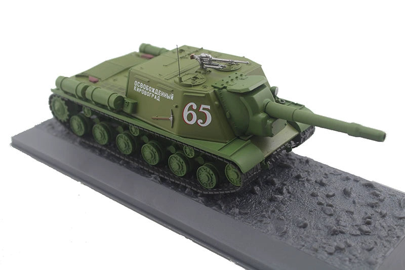 1/43 Scale 1944 ISU-152 WWII Soviet Self-Propelled Gun Diecast Model