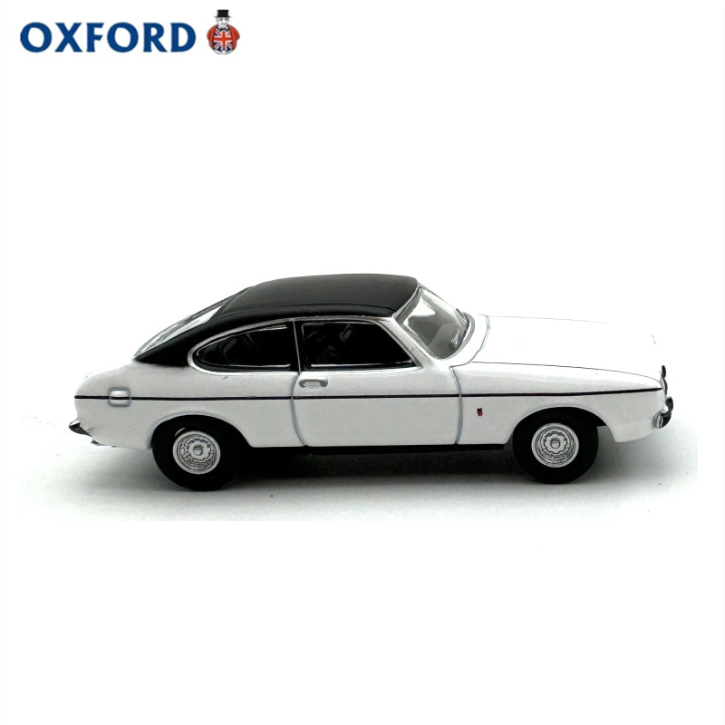1/76 Scale Ford Capri Mk2 White Diecast Model Car
