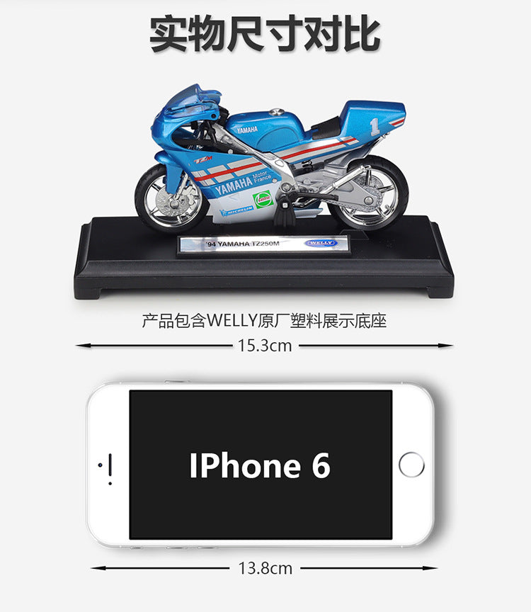 1/18 Scale 1994 Yamaha TZ250M Racing Motorcycle Diecast Model