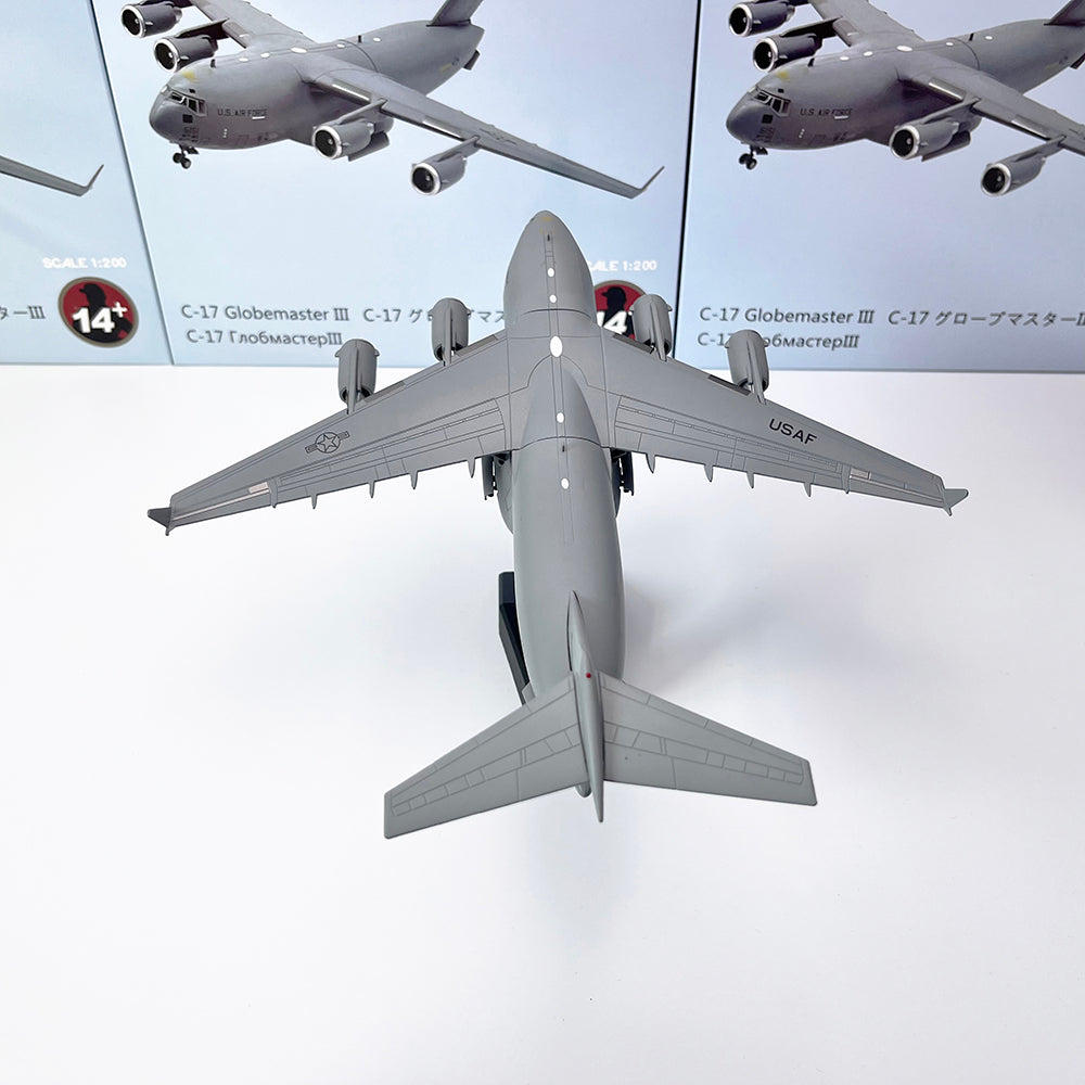 C-17 Globemaster III Military Transport Aircraft 1/200 Scale Diecast Model