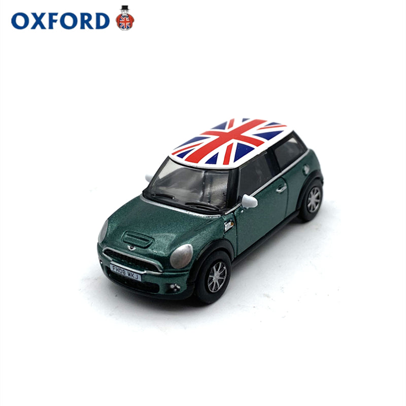 1/76 Scale Mini Cooper S Green Diecast Model Car