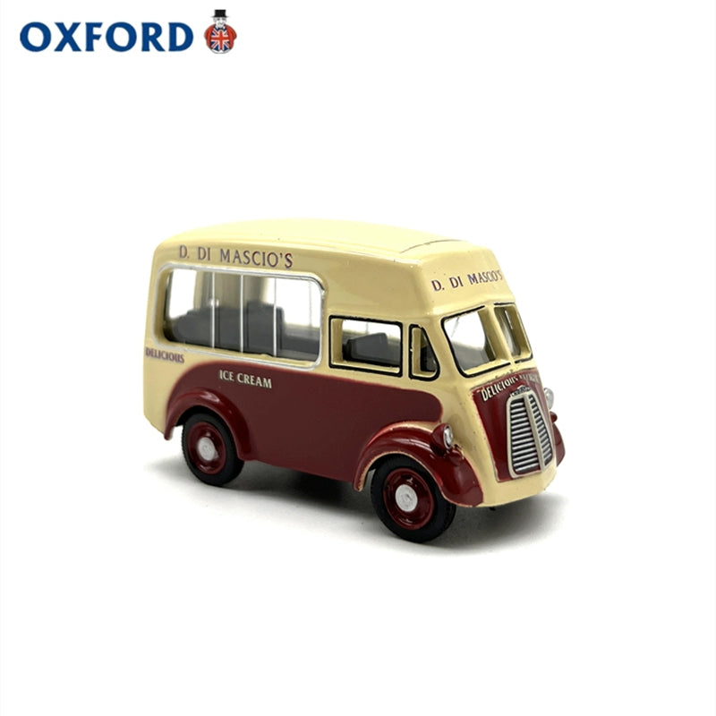 1/76 Scale Morris J-type Ice Walls Cream Van Yellow Red Diecast Model