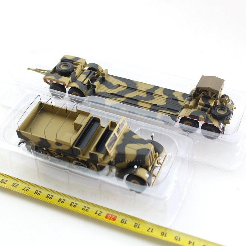 1/72 Scale WWII German Sd.Kfz. 250 Half-Track Panzer Tank Sturmgeschütz III Assault Gun Diecast Model