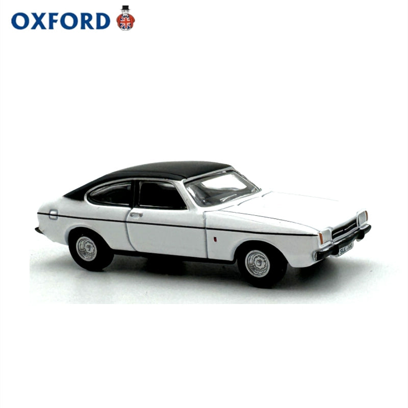 1/76 Scale Ford Capri Mk2 White Diecast Model Car