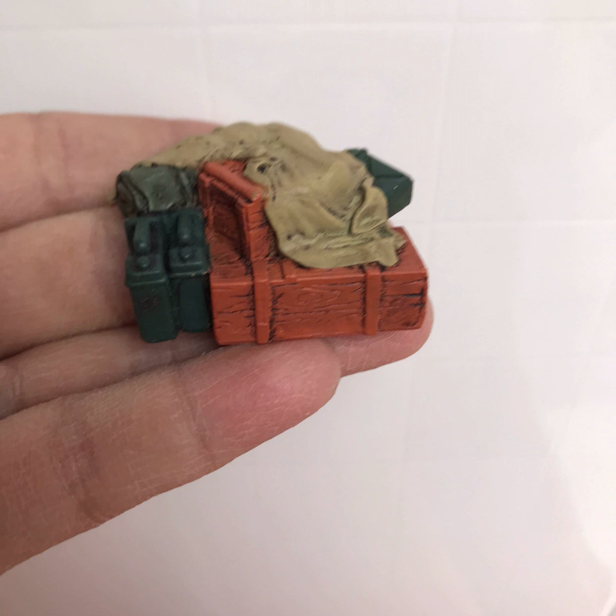 1/35 Scale WWII German Soldier MIniature Painted Figurines Diorama