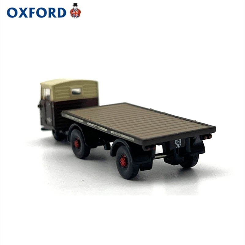 1/120 Scale Scammell Mechanical Horse Tractor Flat Trailer Diecast Model