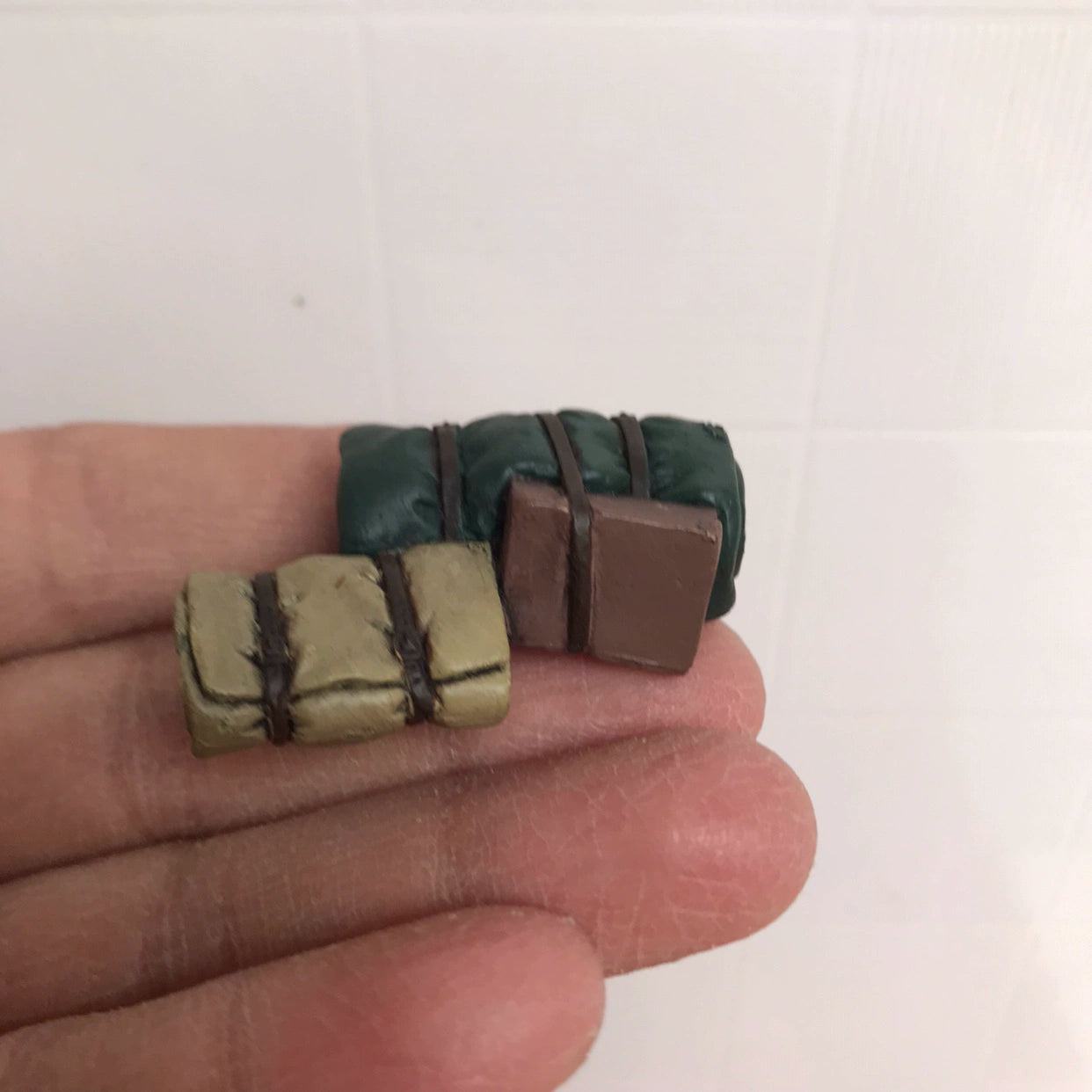 1/35 Scale WWII German Soldier MIniature Painted Figurines Diorama