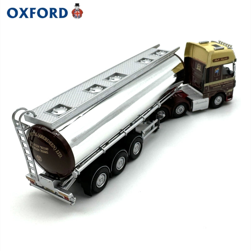 1/76 Scale DAF XF Euro 6 Cylindrical Tanker Diecast Model Truck