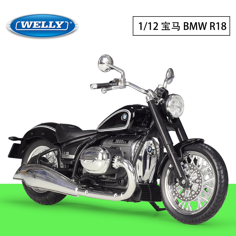 1/12 Scale 2020 BMW R18 Cruiser Motorcycle Diecast Model