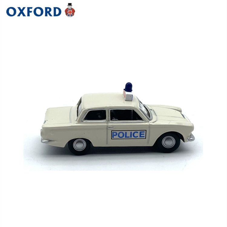 1/76 Scale Ford Cortina Mk I Police Car White Diecast Model