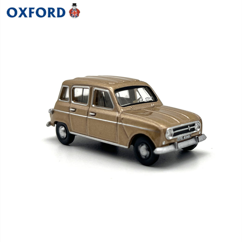 1/76 Scale Renault 4 Brown Diecast Model Car