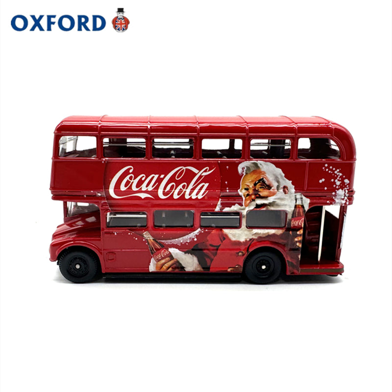 1/76 Scale AEC Routemaster Double-Decker Bus Xmas Diecast Model