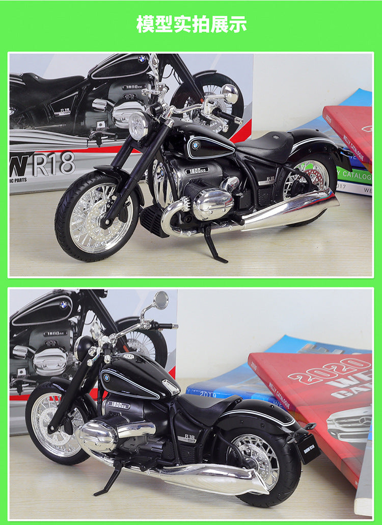 1/12 Scale 2020 BMW R18 Cruiser Motorcycle Diecast Model