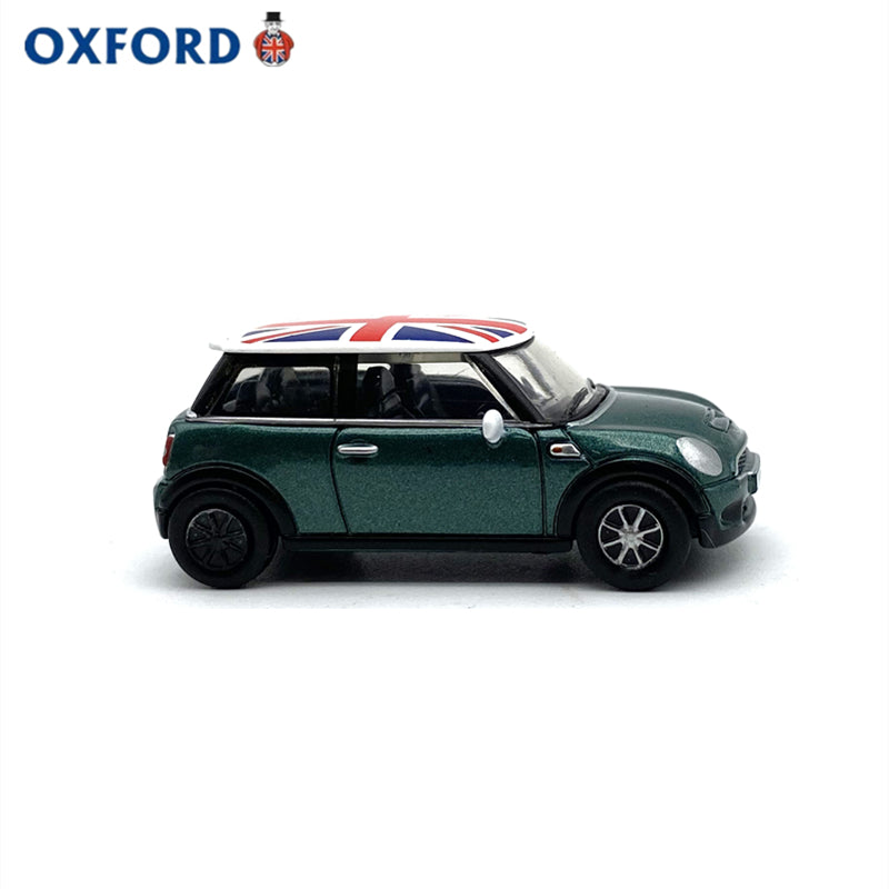 1/76 Scale Mini Cooper S Green Diecast Model Car