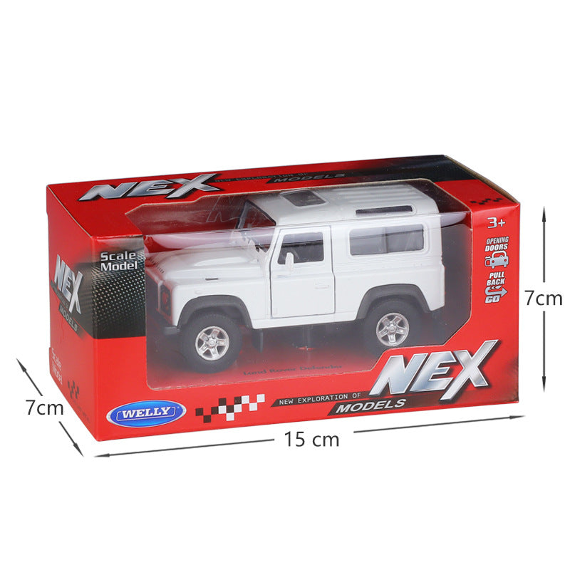 1/36 Scale Land Rover Defender (L316) Diecast Model Car Pull Back Toy