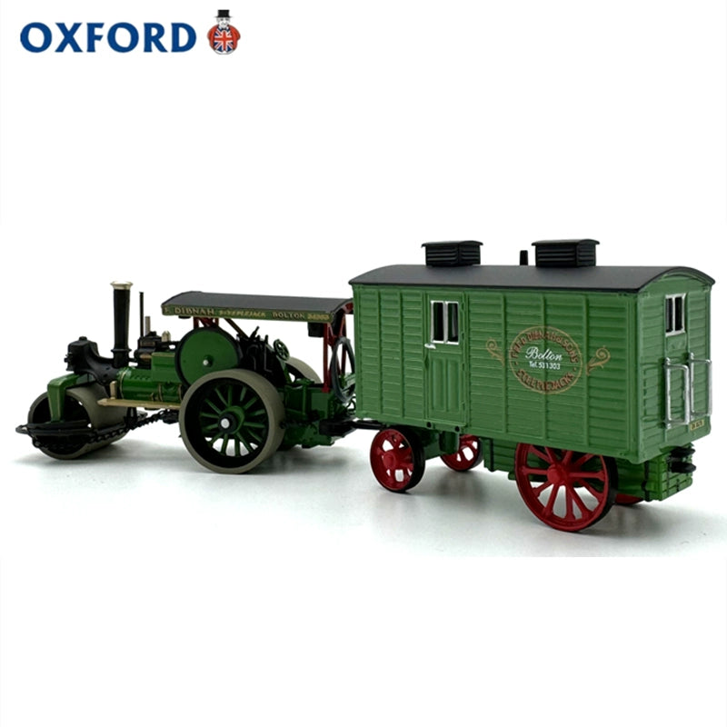 1/76 Scale Fred Dibnah Aveling & Porter Road Roller (Betsy) & Wagon Diecast Model